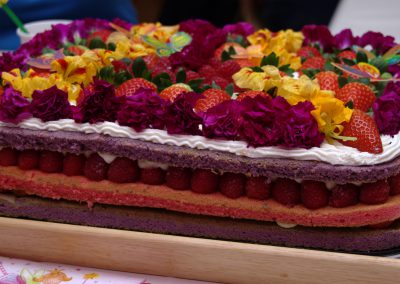 Gâteau fleurs